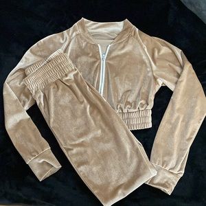 Champagne Jogger Set